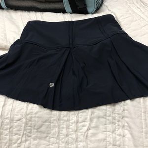 Navy lulu Tennis Skirt